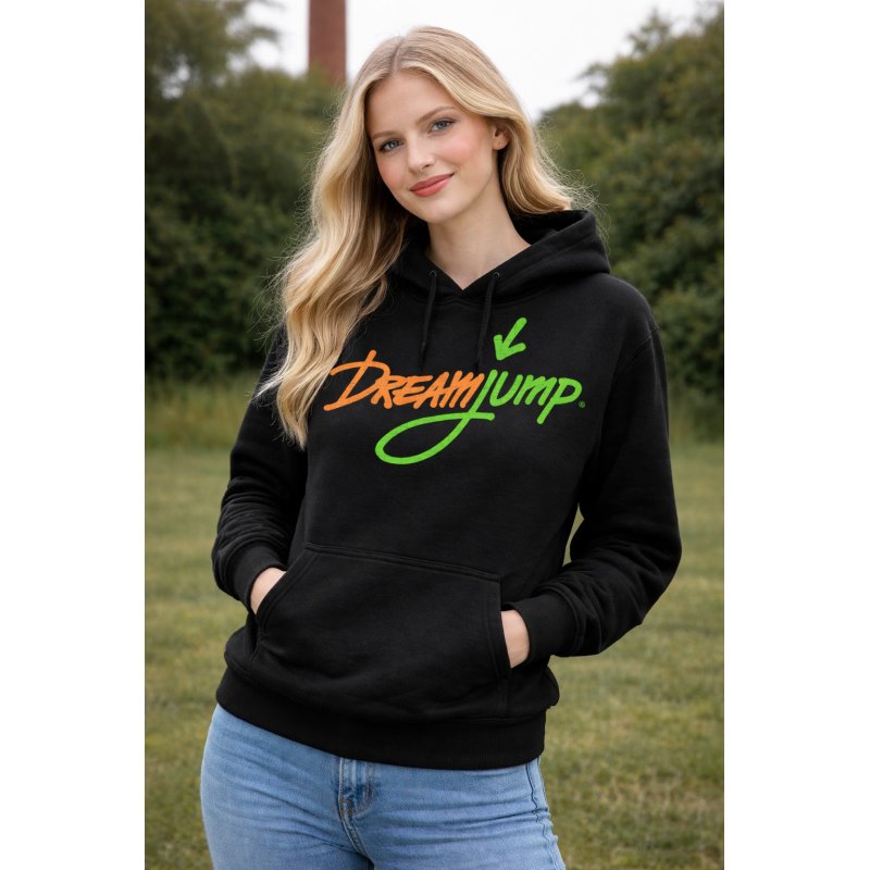 Bluza DreamJump Classic Czarna - outdoor