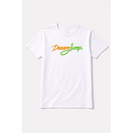 T-shirt DreamJump Logo Biały - packshot